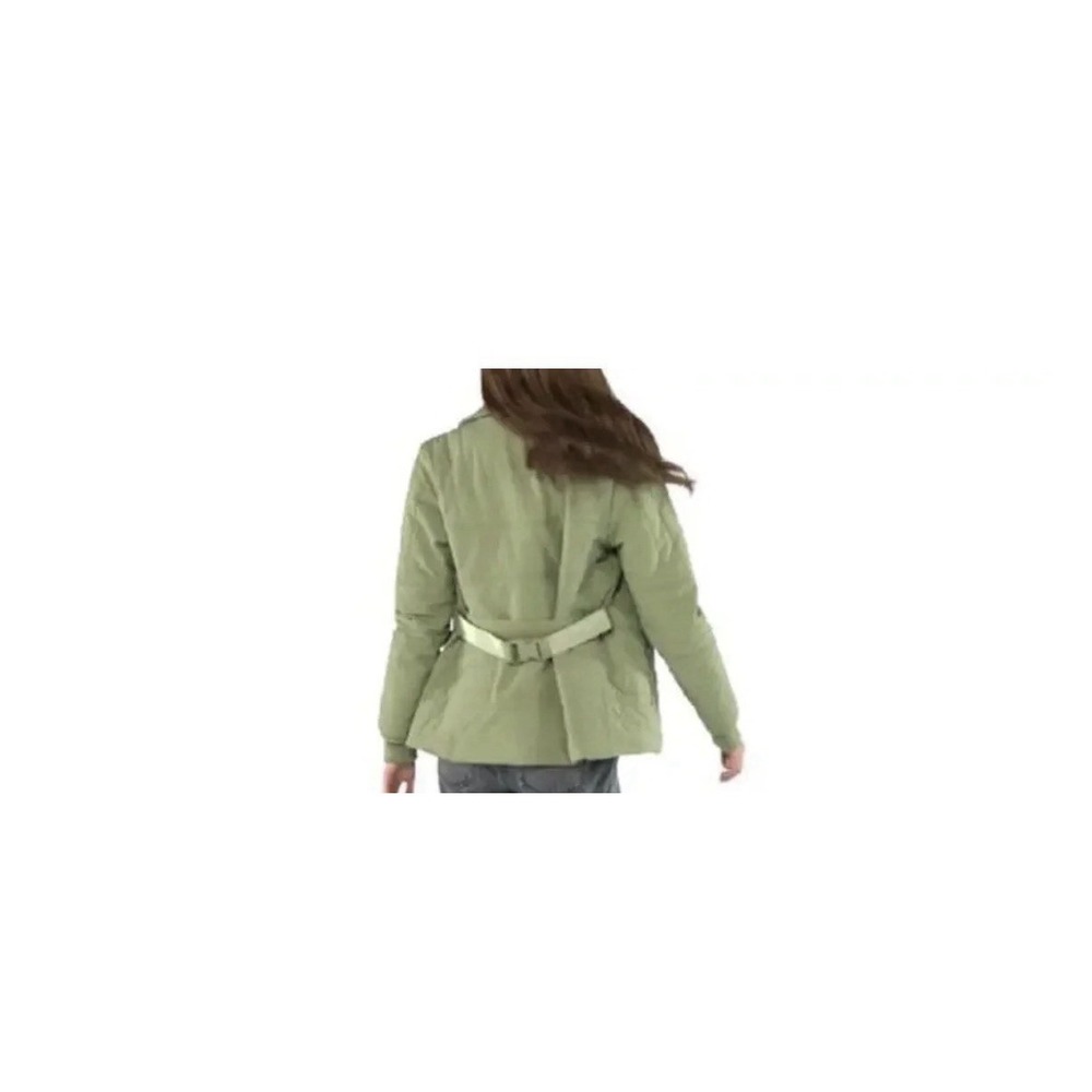 Cabi Ski Lift Puffer Jacket Women's Size M In Green Belted Style 4300 - Picture 2 of 4